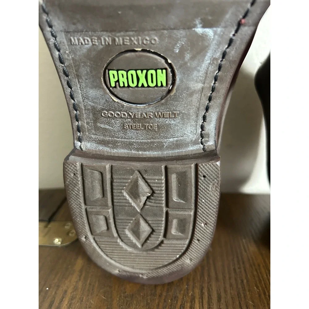 PROXON Steel Toe Executive Work Shoes CEO Brown